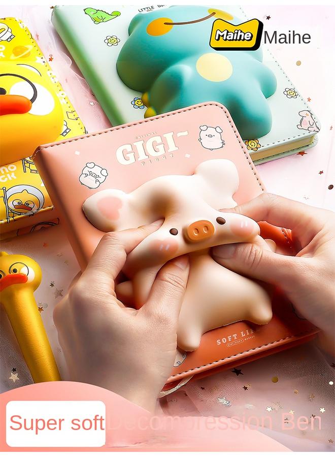 Bluejw Decompression Of This Decompression Notebook Student Diary Cute High-value Creative Gift Box Hand Account Children's Hand Account Suit - Image 2