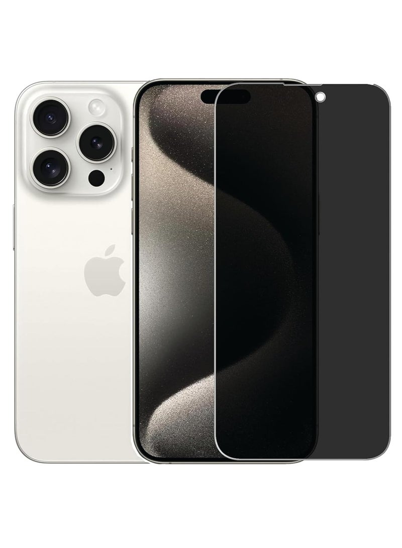 واقي شاشة لهاتف iPhone 16 Pro Max واقي شاشة من الزجاج المقسى مقاوم للخدش iPhone 16 Pro Max من الزجاج المقسى من الحافة إلى الحافة - Image 1