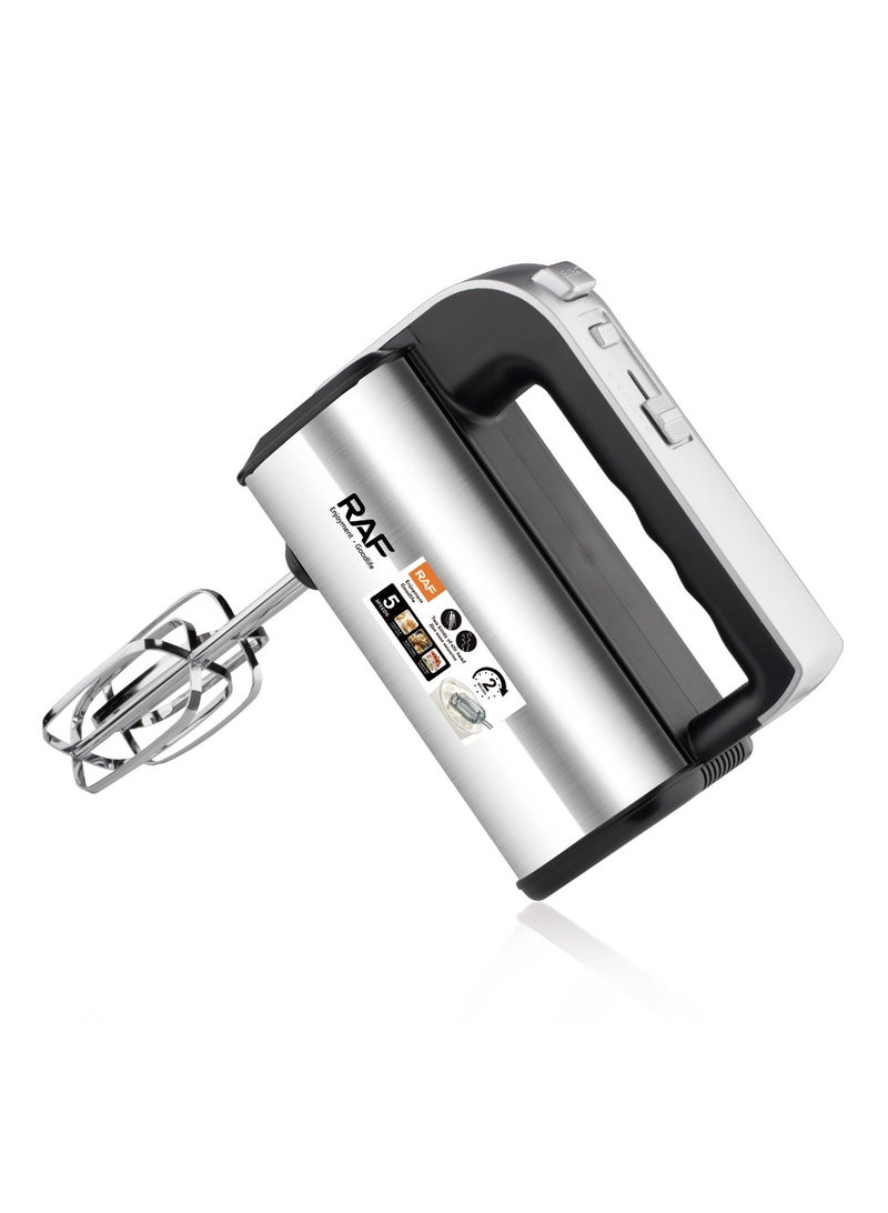 آر إيه أف (R.6695)مضرب بيض وعجان كهربائي من الاستانلس ستيل - 5 سرعات \ 300 وات - Image 3