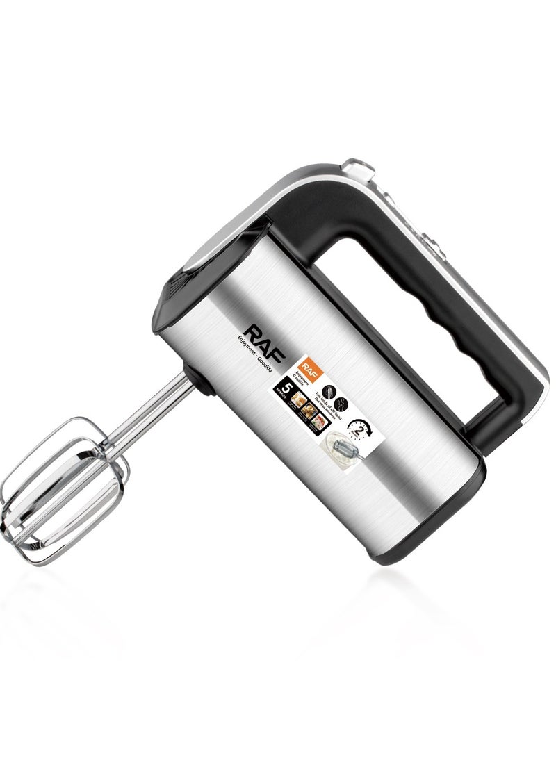 آر إيه أف (R.6695)مضرب بيض وعجان كهربائي من الاستانلس ستيل - 5 سرعات \ 300 وات - Image 1