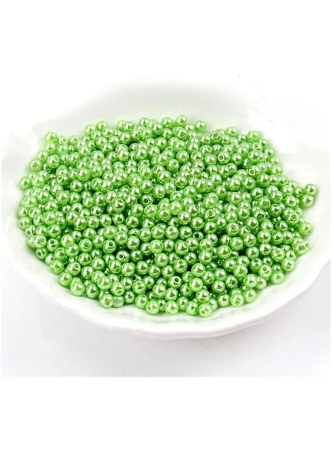 3/4/6/8/10/12mm Acrylic Spacer Beads Imitation Pearls Round Loose Beads For Jewelry Making DIY Garment Pearls Beads (Color : 7, Size : 8mm100pcs)  - Image 1
