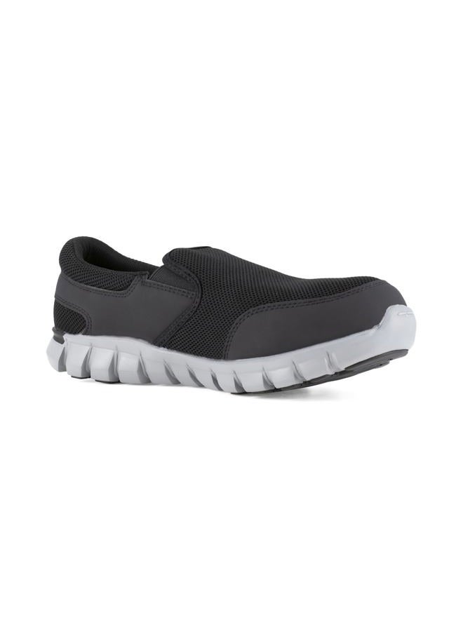 Reebok Work Men's RB4037 Sublite Cushion Work Safety Athletic Slip-on Alloy Toe Shoe Black, 9.5 - Image 4