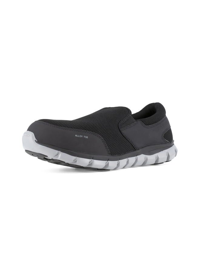 Reebok Work Men's RB4037 Sublite Cushion Work Safety Athletic Slip-on Alloy Toe Shoe Black, 9.5 - Image 5