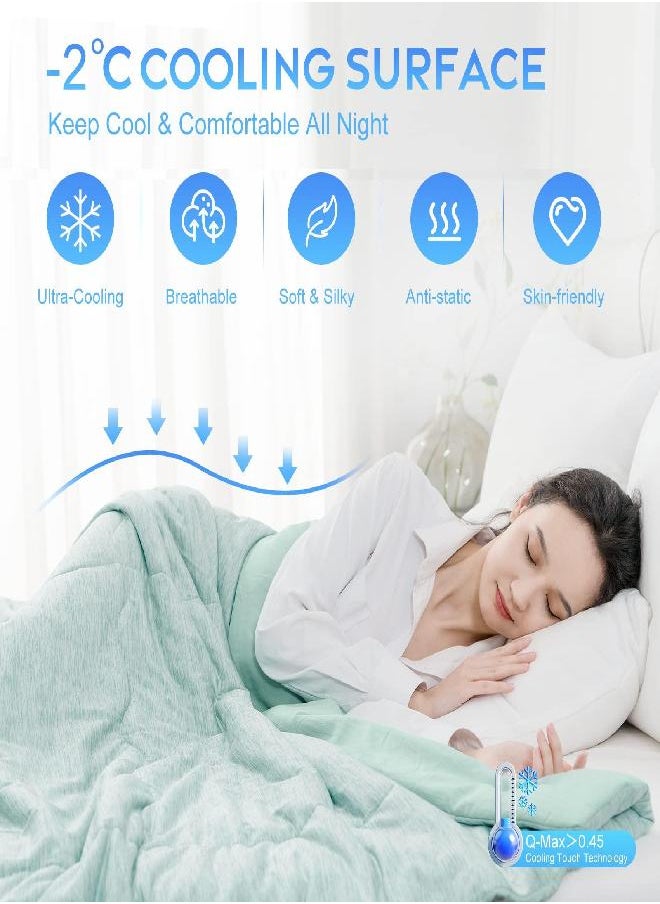 Moonsea Down Alternative Comforter Queen/Full Size White, Queen Bed Quilted Comforter with Corner Tab, Cooling, Lightweight, All Season, Plush Siliconized Fiber Filling - Box Stitched  - Image 3