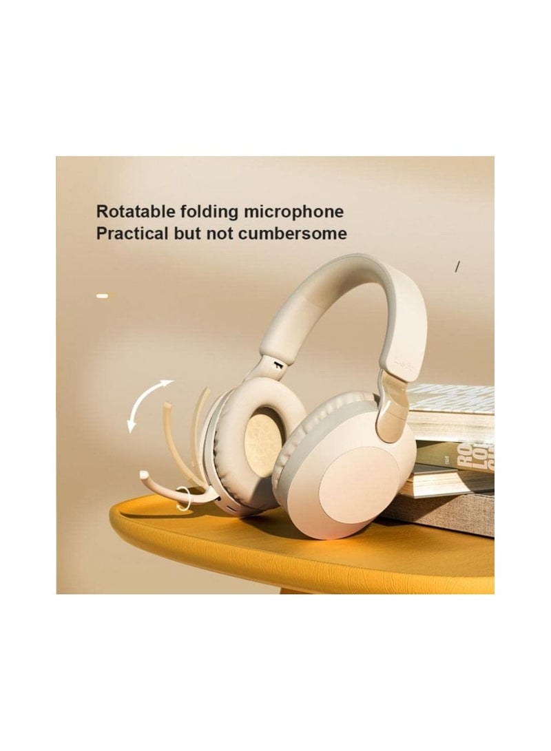Electronics - Wireless Bluetooth 5.1 Headset Headwear Type Music Folding Microphone Active Noise Cancellation Game Meeting Earphone - Image 2