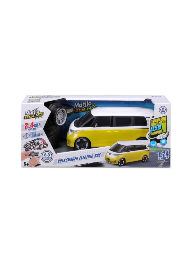 Maisto Volkswagen Remote Control Electric Bus (1:24, Yellow) - Image 3