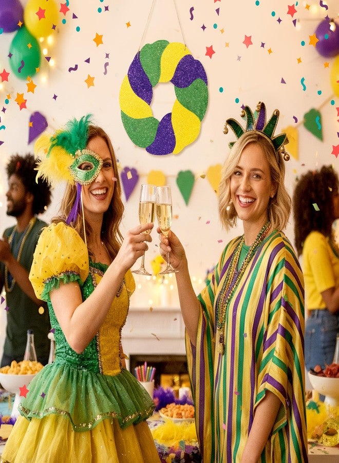A1diee A1-Mardi Gras Door Sign 1Pcs - Image 5