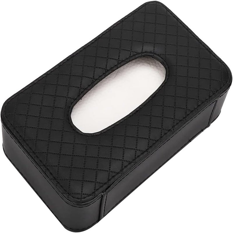 Maharsh Auto Accessories Car Sun Visor Tissue Box Paper Napkin Holder Tissue Holder Beige Or Black color1pcs - Image 1