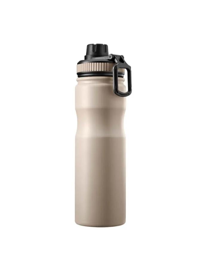 Tank Stainless Steel Water Bottle 650mL, Up to 12Hrs Cold, Off white - Image 3