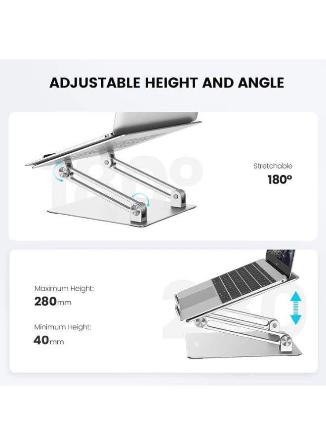 ليسن حامل كمبيوتر محمول قابل للتعديل، حامل كمبيوتر محمول مريح وقابل للطي - Image 2