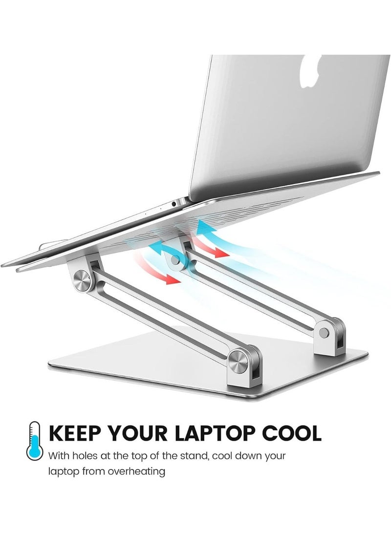 ليسن حامل كمبيوتر محمول قابل للتعديل، حامل كمبيوتر محمول مريح وقابل للطي - Image 5