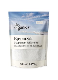 - Epsom Salt Bath Soak, 5 Lbs - Magnesium Sulfate Usp - 100% Pure, Medium Grain - Unscented - Soaking Bath Salts - Resealable Bag - Natural, Vegan & Cruelty Free - Self Care - Bath & Feet - pzsku/Z4026E13E8019F7FE3CF2Z/45/_/1734183184/6877196e-48d6-42eb-88ef-0334fc5e51bd