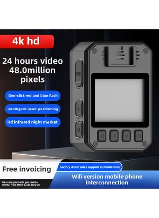 Law Enforcement Recorder Mobile Phone Connection 4K HiGh-definition NiGht Vision WIFI Real-time 4G Remote MonitorinG LonG Battery Life Portable Record-Body Color:HiGh-definition Anti-reflection WIFI Model 256G - pzsku/Z4026F5287C72D693B1C6Z/45/_/1742287268/023d8ebf-870a-4322-a166-bcfdeb1b3f22