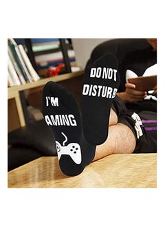 Novelty Cotton Socks, Valentines Day Gifts for Him, Do Not Disturb Gaming Socks Funny Gifts for Men Women Teen Gamers, Black - pzsku/Z40270319FB60CAD697EEZ/45/_/1717035182/42ed0ecd-23e1-41fa-8b26-abf8685ffd6b