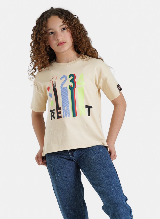 ريمينت تيشرت للبنات برسمة ريمنت بيج  - Image 1