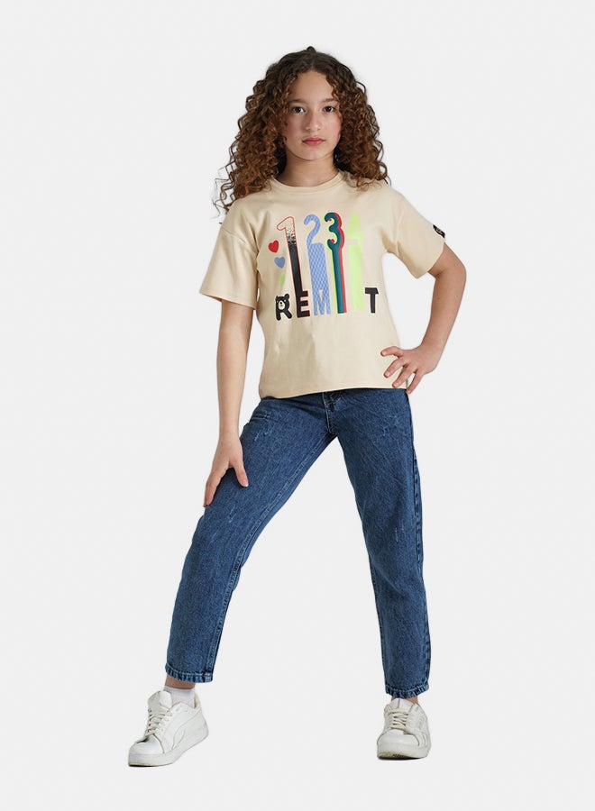 ريمينت تيشرت للبنات برسمة ريمنت بيج  - Image 2