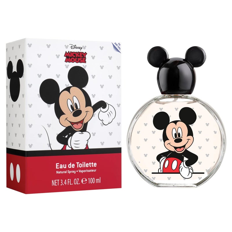 Disney Mickey Mouse, Disney, Fragrance, for Kids, Eau de Toilette, EDT, 3.4oz, 100ml, Cologne, Spray, Made in Spain, by Air Val International - Image 1