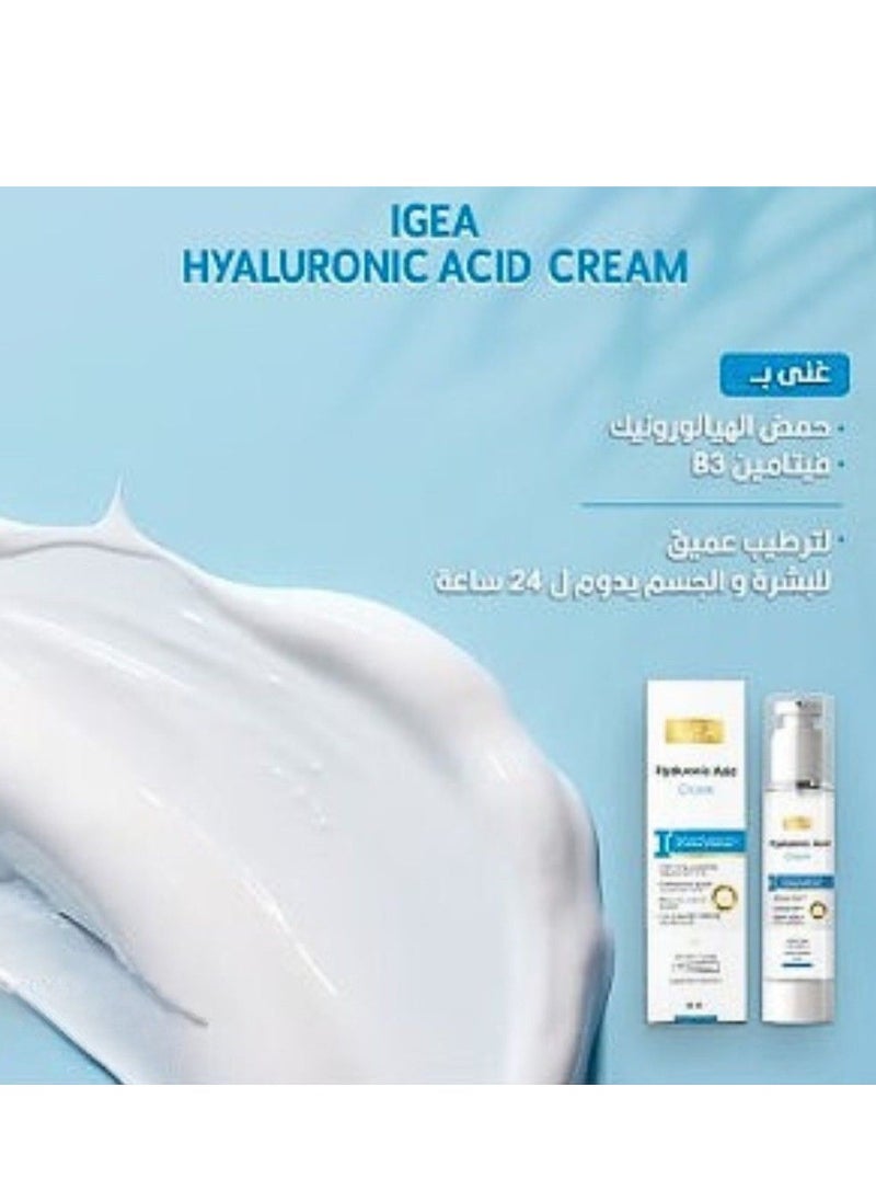 IGEA PHARMA Hyaluronic Acid Cream | Moisturizes | Reduces Fine Lines and wrinkles  - Image 4