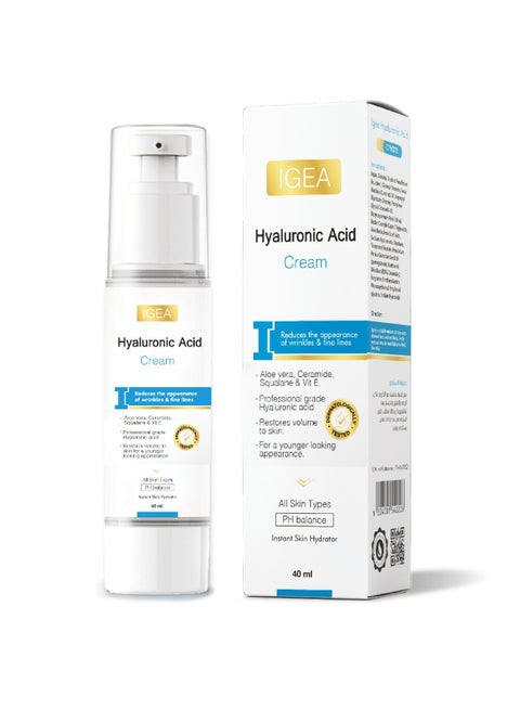 Hyaluronic Acid Cream | Moisturizes | Reduces Fine Lines and wrinkles