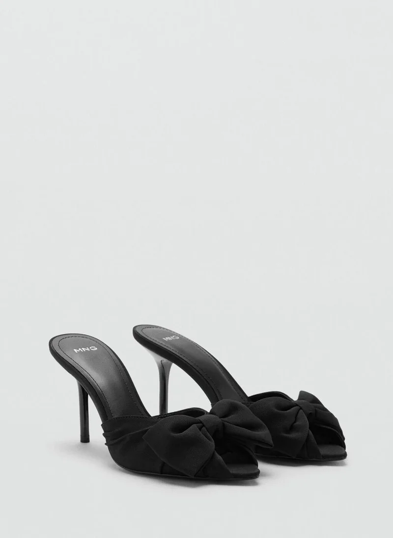 مانجو Bow heel sandals