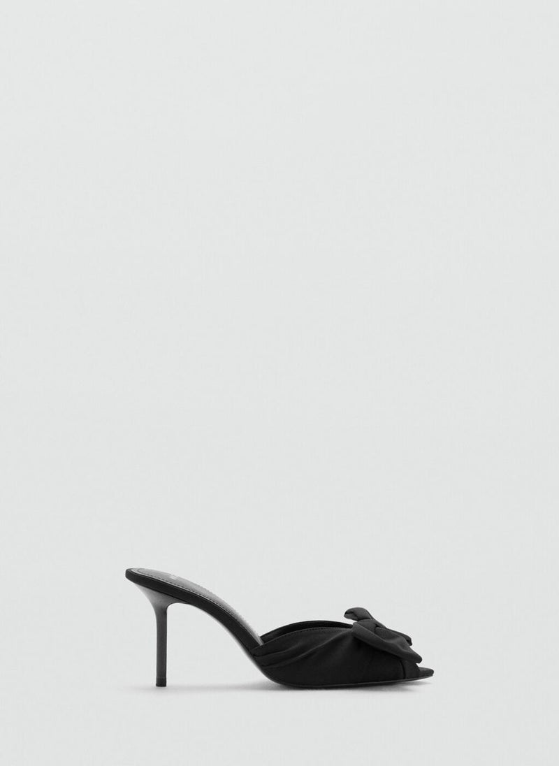 MANGO Bow heel sandals - Image 1