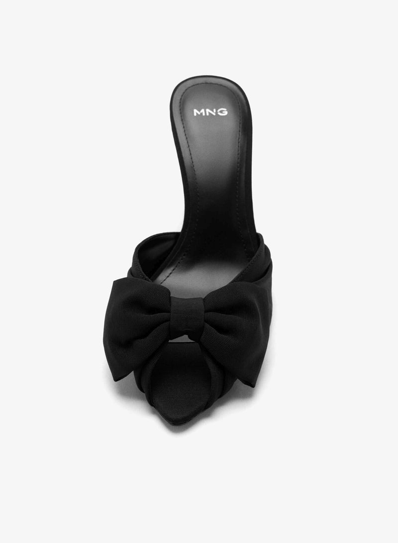 MANGO Bow heel sandals - Image 4