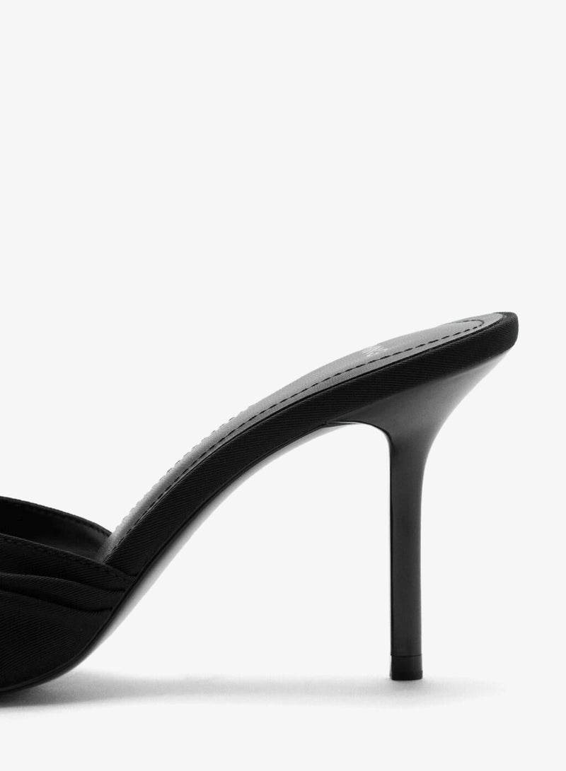 MANGO Bow heel sandals - Image 3