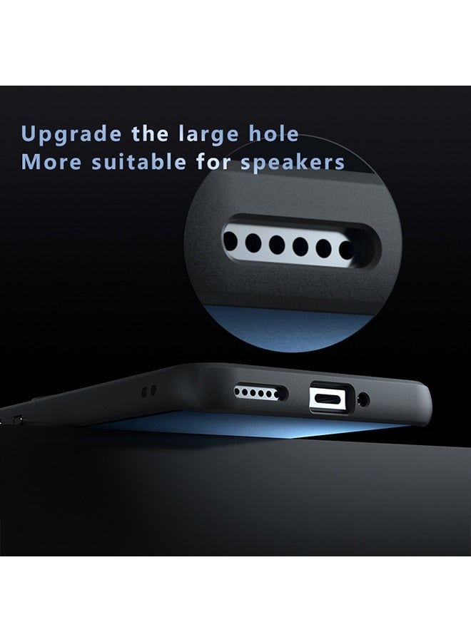 general Case for Honor Magic 7 Pro 5G, Frosted Translucent Back Protective Slim Phone Cover, Anti-Fingerprints, Anti-Fall Drop Protection, Shockproof Case for Honor Magic 7 Pro 5G (Black) - Image 4