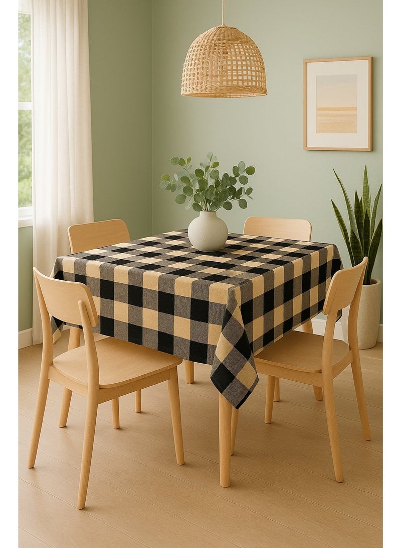 Decorior Laser foamex Premium Quality Tablecloth – Modern & Classic Elegant Design – Stain Resistant & Easy to Clean – Perfect for Summers, Trips, Kitchen & Gifts - Image 1