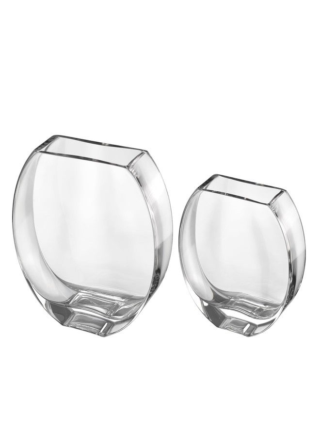 Barski Glass - Vase - Round - Classic Clear - 7.25" Long - Heavy Durable - Made in Europe - by Barski - Image 3