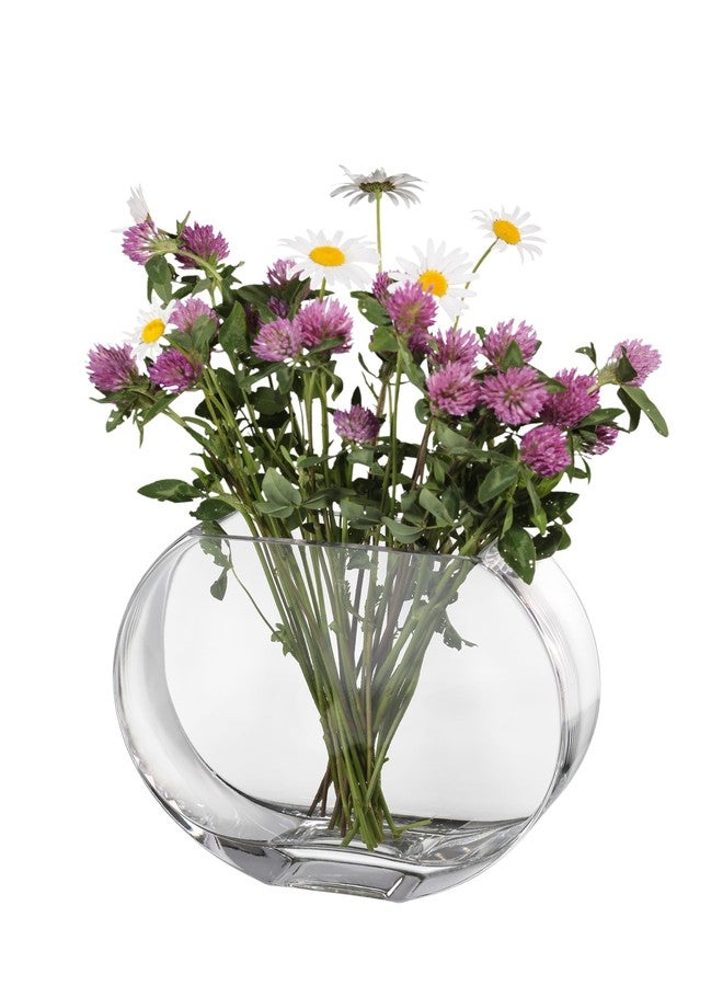 Barski Glass - Vase - Round - Classic Clear - 7.25" Long - Heavy Durable - Made in Europe - by Barski - Image 2