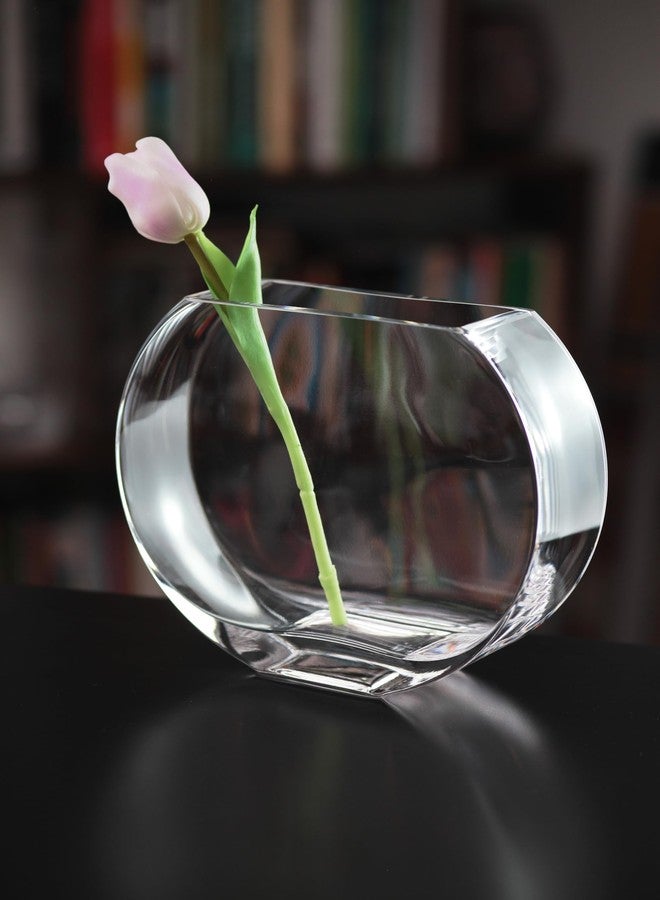 Barski Glass - Vase - Round - Classic Clear - 7.25" Long - Heavy Durable - Made in Europe - by Barski - Image 4