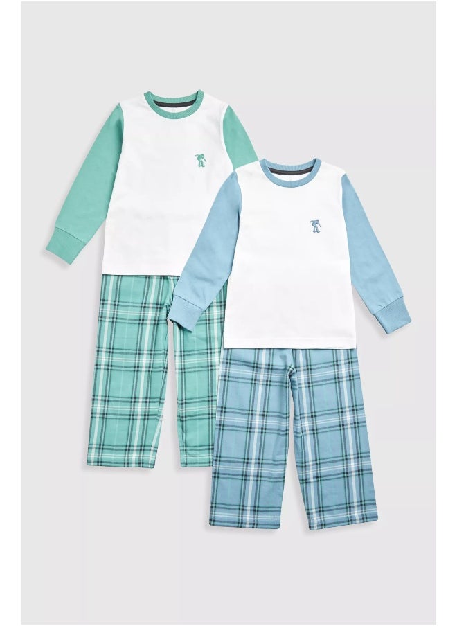 mothercare Skate Wide-Leg Pyjamas - 2 Pack  - Image 1