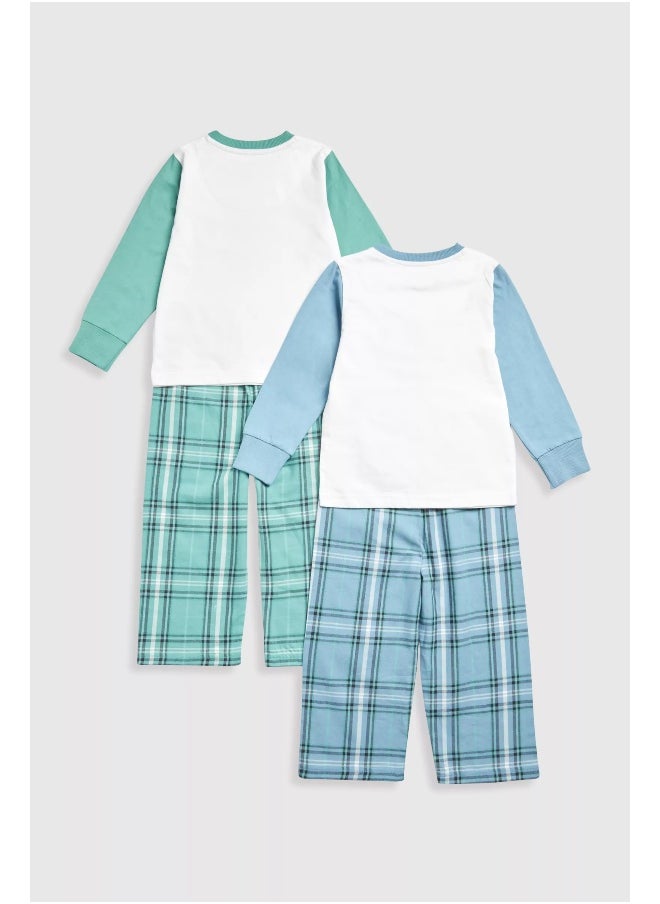 mothercare Skate Wide-Leg Pyjamas - 2 Pack  - Image 2