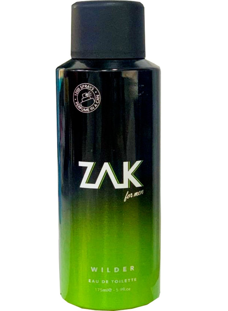 Zak For Men Wilder Eau De Toilette 175Ml