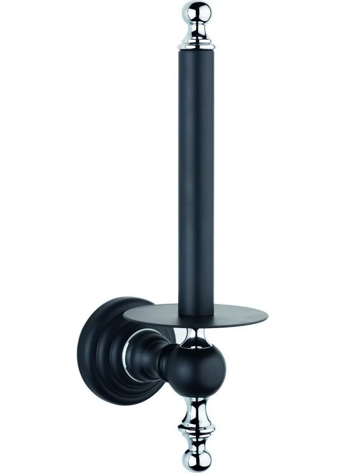 Saray Banyo Saray Bathroom Artemis Black Chrome Spare Paper Holder