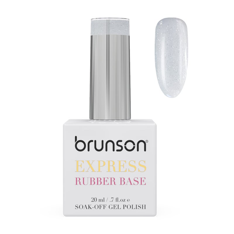 brunson TPO free Rubber Base Gel polish 20ml Soak Off Base Coat for Nail Strengthening Long Lasting Gel Polish Base for Chip Free Shine Brittle Nails UV Rubber base Russian manicure Non Yellowing salon manicure - Image 1