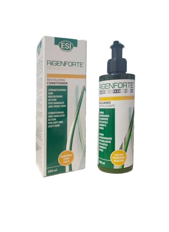 Rigenforte Revitalizing Conditioner: Strengthening and Nourishing Action for Healthy, Silky Hair (200 ml)