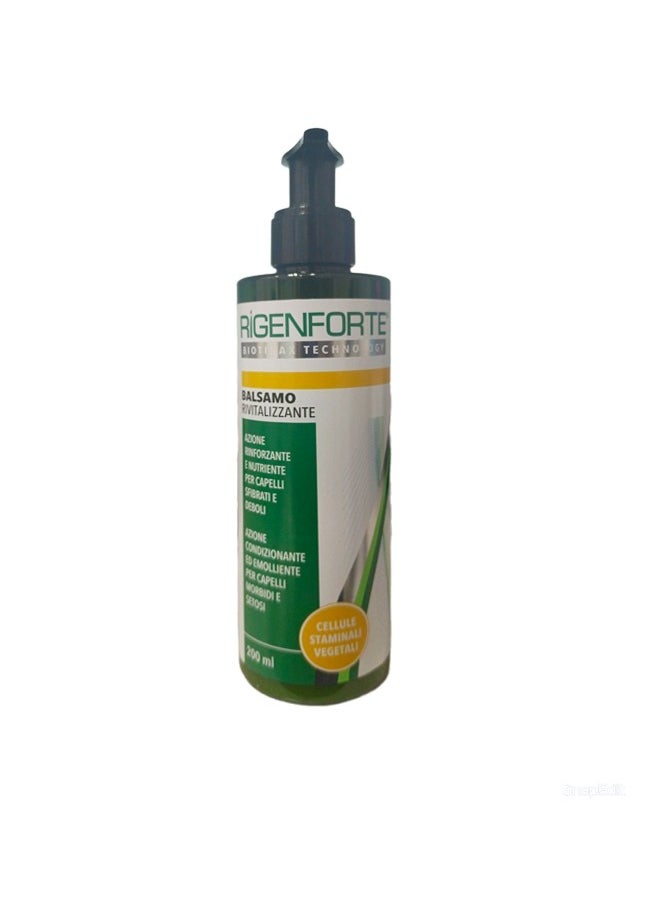 Rigenforte Revitalizing Conditioner: Strengthening and Nourishing Action for Healthy, Silky Hair (200 ml)