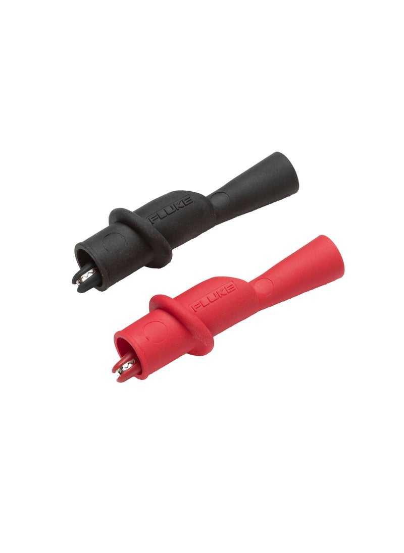 FLUKE Fluke AC175 Threaded Slide-On Alligator Clip Set with Flexible Boots  - Image 1