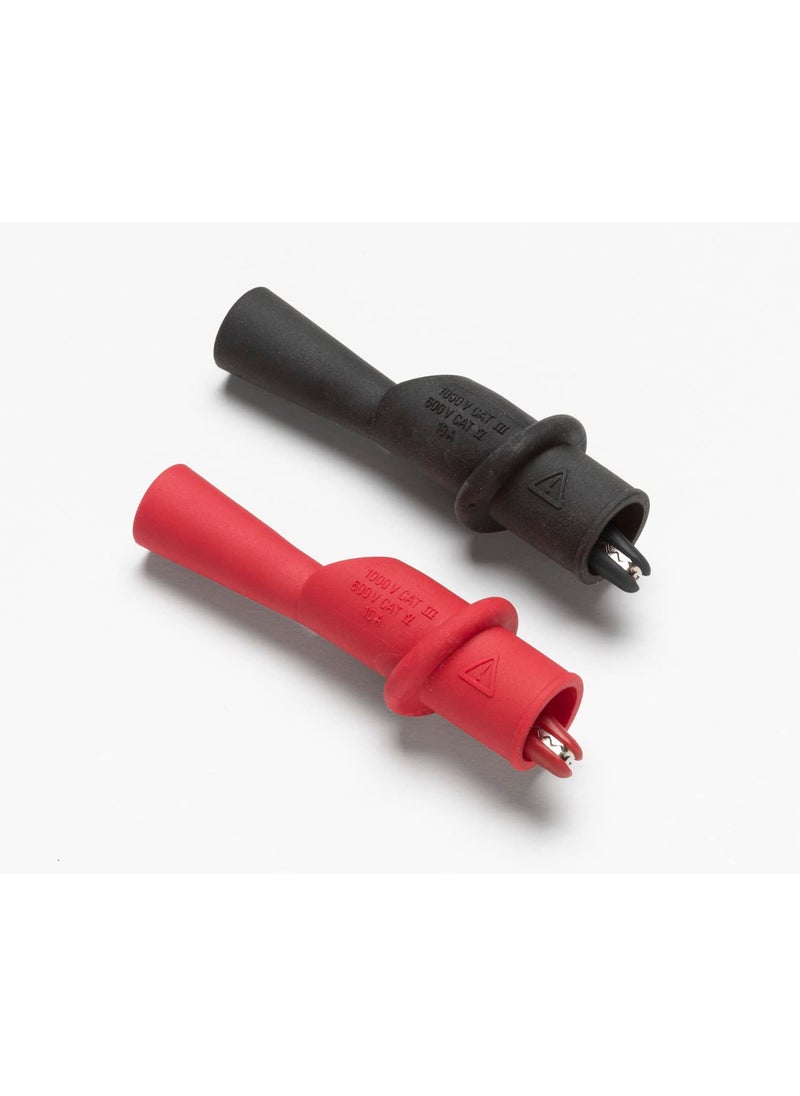 FLUKE Fluke AC175 Threaded Slide-On Alligator Clip Set with Flexible Boots  - Image 2