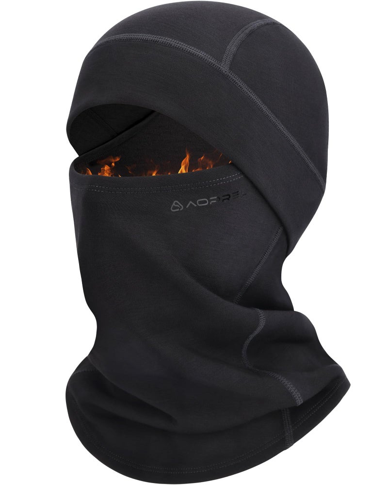 AOPREL Balaclava Ski Mask for Men & Women, Modal Wool Blend Soft Windproof Face Mask Thermal Winter Full Face Cover for Cold Weather - Image 1
