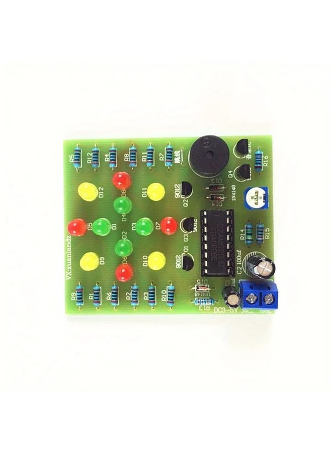 2025 CD4060 Dreamlight Music Colorlight DIY مجموعة أدوات إلكترونية 1 مجموعة لوحة تدريب اللحام - Image 5