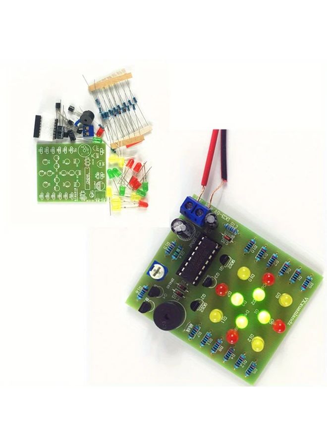 2025 CD4060 Dreamlight Music Colorlight DIY مجموعة أدوات إلكترونية 1 مجموعة لوحة تدريب اللحام - Image 2