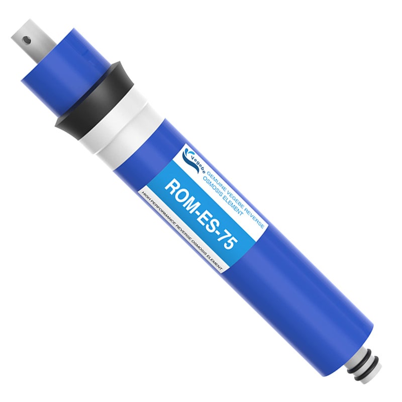Vegebe 75 GPD RO Membrane Filter 12x18 Reverse Osmosis Membrane Element Replacement Fits Under Sink RO Drinking Water Filter Filtration Purifier System 1 Pack