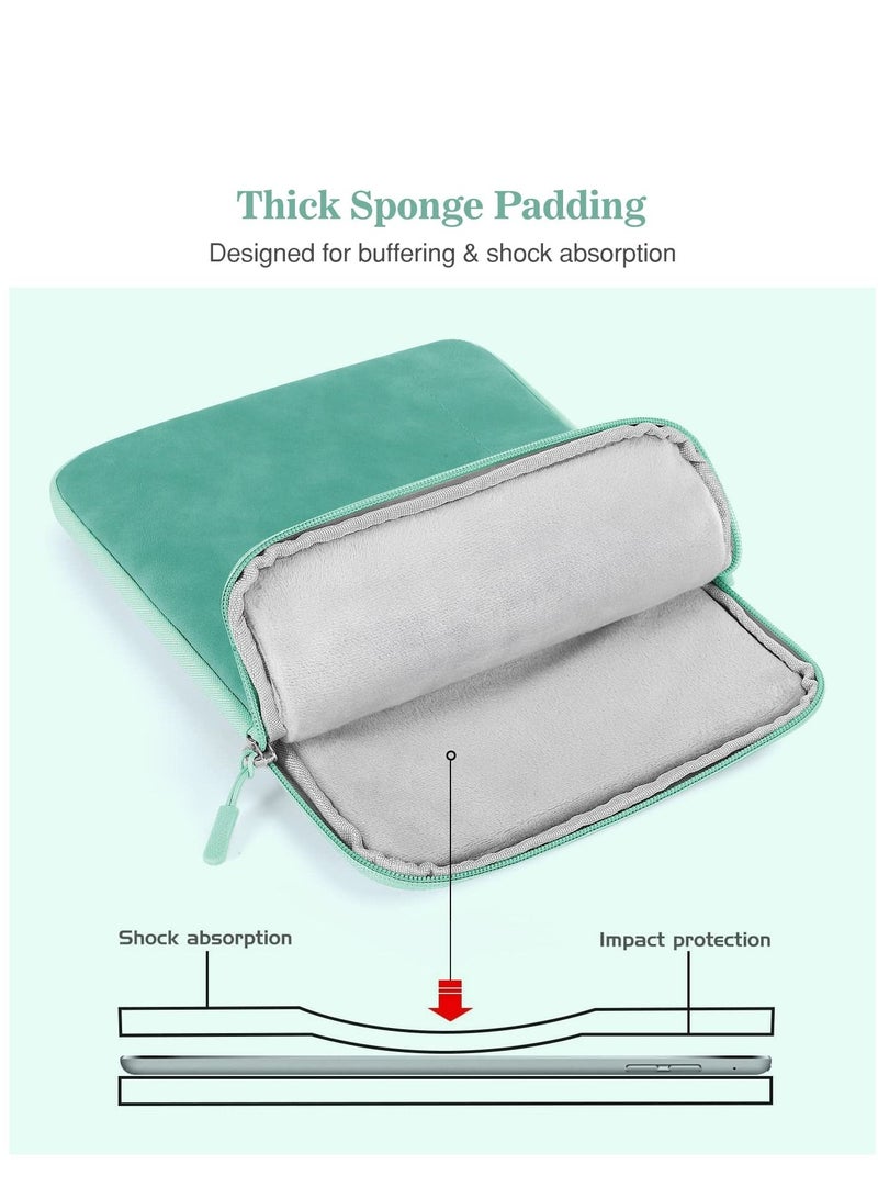 نيبمينينت 9-11 Inch Tablet Sleeve Bag Carrying Case, Protective with Pocket, Green - Image 5