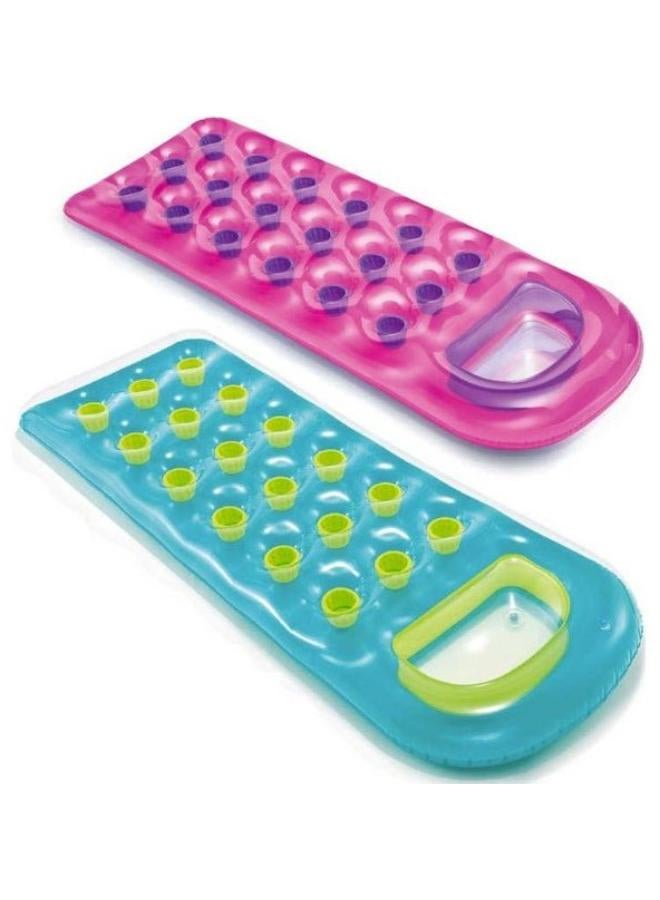 INTEX Inflatable 18-Pocket Suntanner Lounge Float - Assorted - Image 3