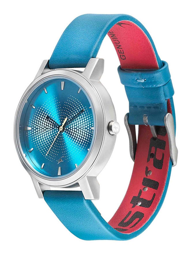 فاستراك ساعة يد جلدية تناظرية - Image 3