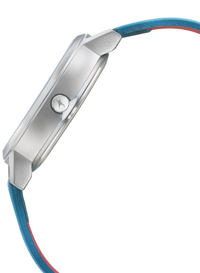 فاستراك ساعة يد جلدية تناظرية - Image 4