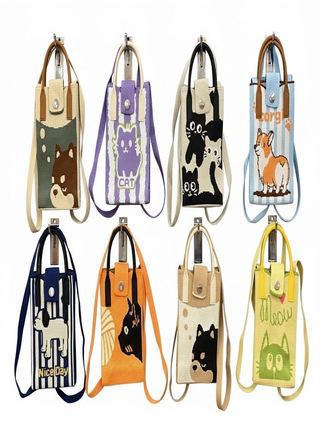 SID MAGIC Sticker Hand Bags for Kids, Students & Parents Cute Cartoon Printed Small Crossbody Bag Lightweight Travel & School Shoulder Bag for Girls & Boys (Any 1 Pcs will be Delivered Assorted) - Image 3